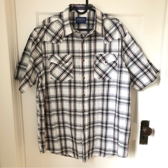 Pendleton Frontier Short Sleeved Snap Shirt - Picture 8 of 8